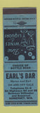 Matchbook Cover - Earl's Bar Somerset WI