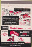 Matchbook Cover - Clark Mobilvan trucking Battle Creek MI 40 Strike