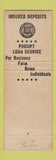 Matchbook Cover - Hustisford State Bank WI