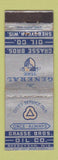 Matchbook Cover - Cities oil gas Sheboygan WI Grasse Bros General Tire WEAR