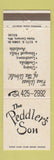 Matchbook Cover - Peddler's Son Hales Corners WI