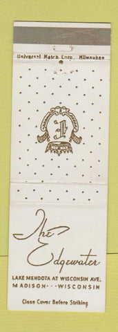 Matchbook Cover - The Edgewater Madison WI