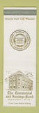 Matchbook Cover - Commercial Savings Bank Monroe WI