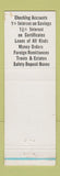 Matchbook Cover - Commercial Savings Bank Monroe WI