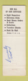 Matchbook Cover - State Bank of La Crosse WI WEAR
