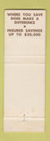 Matchbook Cover - Ripon Federal Savings Ripon WI