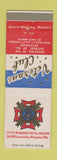 Matchbook Cover - Veterans Club VFW Milwaukee WI
