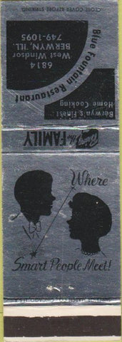 Matchbook Cover - Fountain Restaurant Berwyn IL