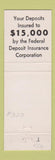 Matchbook Cover - Security National Bank of Racine WI