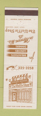 Matchbook Cover - The Waffle Shop Restaurant Milwaukee? WI