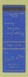 Matchbook Cover - Milton LaPour Real Estate Insurance Racine WI
