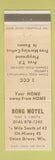Matchbook Cover - Bong Motel Union Grove WI