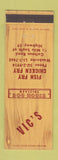 Matchbook Cover - Vic's Fish Fry Chicken Fry Waukesha WI