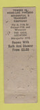 Matchbook Cover - Tower Hotel Milwaukee WI