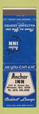 Matchbook Cover - Anchor Inn Milwaukee WI