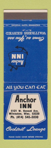 Matchbook Cover - Anchor Inn Milwaukee WI