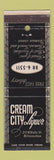 Matchbook Cover - Cream City Liquor Milwaukee WI