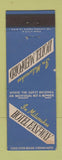 Matchbook Cover - Hotel East-way Milwaukee WI Hotel Medford
