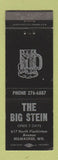 Matchbook Cover - The Big Stein Milwaukee WI beer