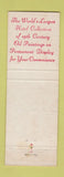 Matchbook Cover - Hotel Pfister Milwaukee WI
