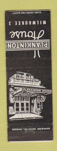 Matchbook Cover - Plankinton House Milwaukee WI