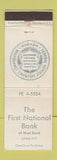 Matchbook Cover - First National Bank West Bend WI