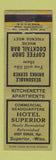 Matchbook Cover - Hotel Superior WI