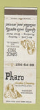 Matchbook Cover - Pharo Heating Company Madison WI WEAR