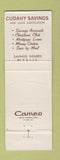 Matchbook Cover - Cudahy Savings and Loan WI