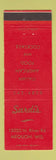 Matchbook Cover - Sardi's Mequon WI Italian restaurant