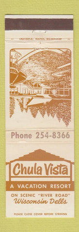 Matchbook Cover - Chula Vista Resort Wisconsin Dells WI