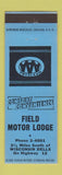 Matchbook Cover - Field Motor Lodge Wisconsin Dells WI