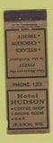Matchbook Cover - Hotel Hudson WI WEAR
