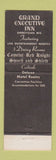 Matchbook Cover - Grand Executive Inn Sheboygan WI WEAR