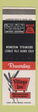 Matchbook Cover - Village Inn Restaurant Greenfield WI