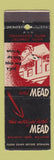 Matchbook Cover - Hotel Mead Wisconsin Rapids WI