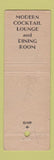 Matchbook Cover - Hotel Mead Wisconsin Rapids WI