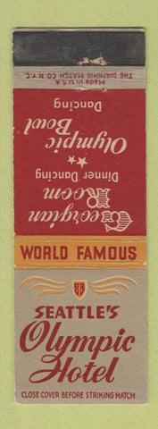 Matchbook Cover - Olympic Hotel Seattle WA WEAR