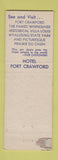 Matchbook Cover - Hotel Fort Crawford Prairie Du Chien WI