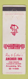 Matchbook Cover - Ray & Esther's Anchor Inn Friendship WI
