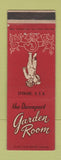 Matchbook Cover - The Davenport Hotel Seattle WA Garden Room