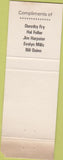 Matchbook Cover - RMS Cleveland OH 1974 pinup WORN