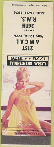 Matchbook Cover - AMCAL RMS 1976 AASCO Pinup