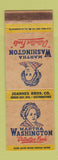 Matchbook Cover - Martha Washington Foods Joannes Bros Green Bay WI WEAR