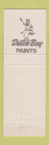 Matchbook Cover - Williams Lumber Reedsburg WI