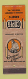 Matchbook Cover - Copeg Men's Shoes Kabat's Green Bay WI WEAR
