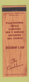 Matchbook Cover - The Casablanca Restaurant Milwaukee WI