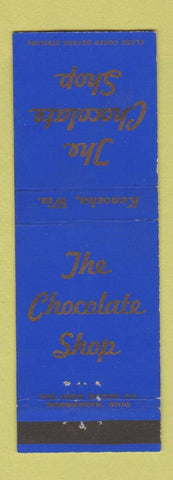 Matchbook Cover - Chocolate Shop Kenosha WI