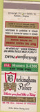 Matchbook Cover - Buckingham Palace Tip Twinkle Joke Gag London UK