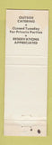 Matchbook Cover - Johnston's Hilltop Restaurnt Richburg NY